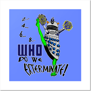 2-4-6-8,WHO do we exterminate - 2020 version - Grey + White Border Posters and Art